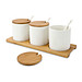 ROMINOX® Bowls and Dips, weiß/rot