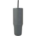 Brady 900 ml RCS-zertifizierter Isolierbecher mit Silikon Trinkhalm, grau