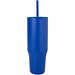 Brady 900 ml RCS-zertifizierter Isolierbecher mit Silikon Trinkhalm, royalblau