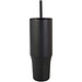 Brady 900 ml RCS-zertifizierter Isolierbecher mit Silikon Trinkhalm, schwarz