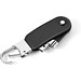 BRAGG 8GB. USB-Speicher mit 8GB und Karabinerclip aus PU, Schwarz