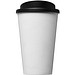 Brite-Americano® Recycled 350 ml Isolierbecher, weiß/schwarz