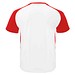 Bugatti T-Shirt Unisex aus recyceltem Material, weiß / rot, S