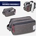 BUSINESS WASHBAG 2 Kulturbeutel, anthrazit, schwarz