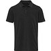 Calgary Poloshirt für Herren im Washed Look, 200 g/m2, schwarz, S