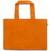 CAMDEN. Tragetasche aus Baumwolle (50%), recycelter Baumwolle (30%) und polyester (20% rPET) (280 g/m²), Orange