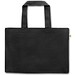 CAMDEN. Tragetasche aus Baumwolle (50%), recycelter Baumwolle (30%) und polyester (20% rPET) (280 g/m²), Schwarz