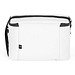 CANCUN. Kühltasche aus recyceltem 600D-Polyester mit verstellbarem Gurtband 7 L, Weiß