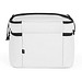 CANCUN LARGE. Kühltasche aus 600D, recyceltem Polyester, mit verstellbarem Gurtband 14 L, Weiß