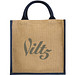 Chennai Jute Tragetasche, natur,navy