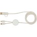 Citala 150 cm 5-in-1 Kabel aus recyceltem Kunststoff für Datenübertragung und 27W Schnellladung, weiss
