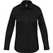 Citrine 185 g/m² Twill Bluse, schwarz, XXS