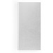 CLERK. 8'000 mAh Powerbank mit Solarpanel aus 100% recyceltem Aluminium, Satinsilber
