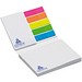 Combi Notiz- und Markierungs-Set mit Softcover, weiss