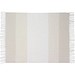 COMFY. Decke aus recyceltem Polyester (100% rPET) (300 g/m²), mit Mohair-Feeling, Beige