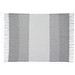 COMFY. Decke aus recyceltem Polyester (100% rPET) (300 g/m²), mit Mohair-Feeling, Grau
