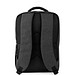 COVENTRY. Gepolsterter Laptop-Rucksack aus 300D recyceltem hochdichtem Polyester und 210D recyceltem Polyesterfutter 15.6", Dunkelgrau