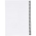Desk-Mate® A4 Notizbuch mit Kunststoff Cover und Spiralbindung, weiß/schwarz