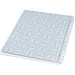 Desk-Mate® A5 Notizbuch mit Kunststoff Cover und Spiralbindung, weiß, 100 pages
