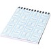 Desk-Mate® A6 Notizbuch mit Spiralbindung, weiß/schwarz, 80 pages