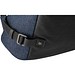DIVERGENT BACKPACK I. Laptop-Rucksack bis zu 15.6'' aus Denim und PU, Dunkelblau