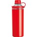 Doppelwandige Edelstahlflasche Monza,rot