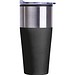 Doppelwandiger Trinkecher, 600ml JORDAN, schwarz
