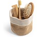 DUCASSE. Mehrzweckbeutel aus Jute (260g/m²) und Baumwolle (120g/m²), Natur