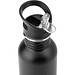 EDBERG. Edelstahlflasche mit einwandiger Ausführung, Schwarz