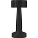 Edelstahl-Tischlampe MUSHROOM,schwarz