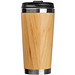 Edelstahlbecher Bambus, 400 ml