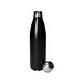Edelstahlflasche Colare, 0,70 l, einwandig, schwarz