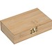 Eiswürfel Set in Bambusbox, beige