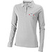 ELEVATE Damen Langarm Poloshirt Oakville, grau meliert, XL