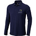 ELEVATE Herren Langarm Poloshirt Oakville, dunkelblau, XXL