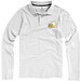 ELEVATE Herren Langarm Poloshirt Oakville, weiß, XXL