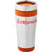 Isolierbecher Trend, 400 ml, silber/orange