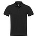 Emerald Polo Unisex aus recyceltem Material, schwarz, 3XL