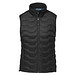 Epidote GRS isolierter Daunen-Bodywarmer für Damen aus recyceltem Material, schwarz, L