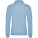 Estrella Langarm Poloshirt für Damen, himmelblau, 2XL