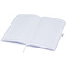 Fabianna Hardcover Notizbuch aus Crush-Papier, weiß