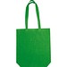 Fairtrade Baumwolltasche mit Bodenfalte PIOTR, grün