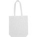 Fairtrade Baumwolltasche mit Bodenfalte PIOTR, weiß