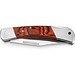 FALCON II. Taschenmesser aus Edelstahl und Holz, Natur - dunkel