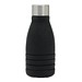 Faltbare Trinkflasche BIG GETS SMALL,schwarz