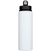 Fitz 800 ml RCS-zertifizierte, einwandige Trinkflasche aus recyceltem Edelstahl, weiss