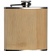 Flachmann mit Bambusummantelung, beige