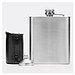 Flachmann-Set GENTLEMAN,schwarz, silber