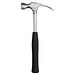 Feierabend Hammer mit Flaschenöffner, silber