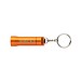 Flash Schlüsselanhänger-Taschenlampe aus RCS rec. Aluminium, orange